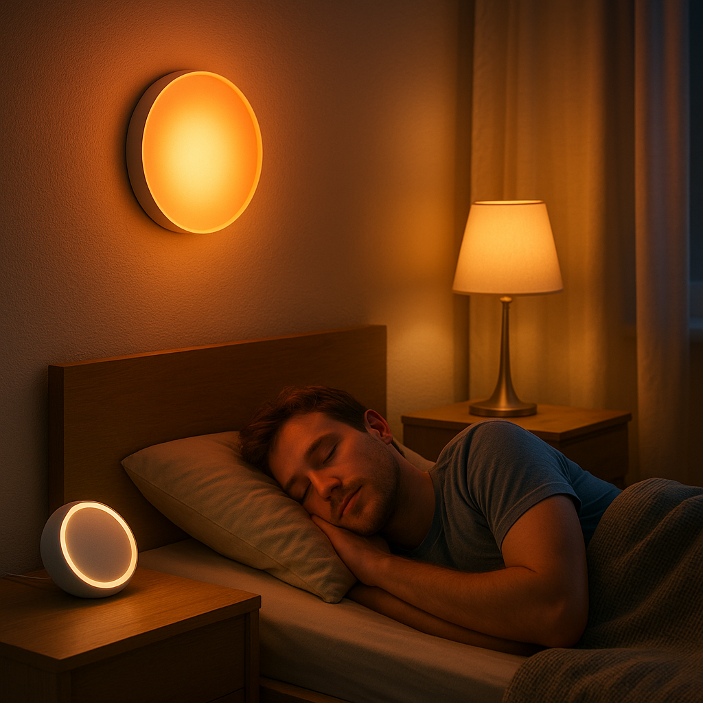 Inteligentne oświetlenie wspierające rytm dobowy i ułatwiające zasypianie